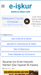Mobile Screenshot of e-iskur.com